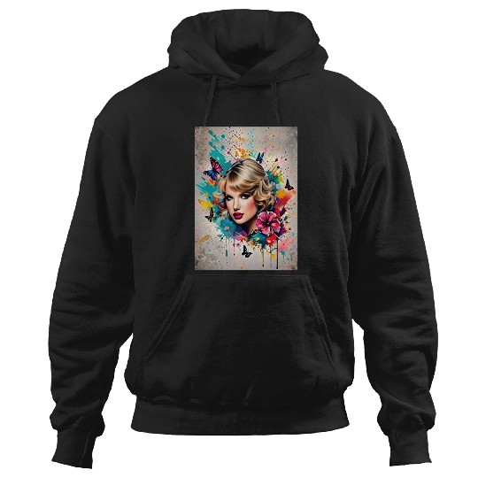 Discover Taylor lovers, Ai generated ,colourful butterfly Hoodies