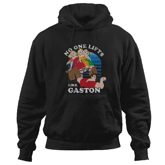 Disney Beauty and the Beast Retro No One Lifts Like Gaston Hoodies