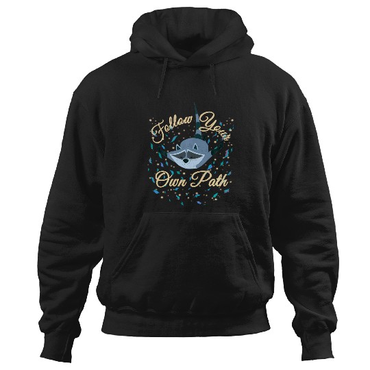 Disney Pocahontas Meeko Follow Your Own Path Text Hoodies