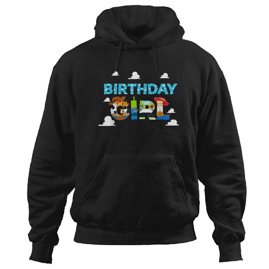 Disneyss And Pixarss Toy Story Clouds Birthday Girl Hoodies