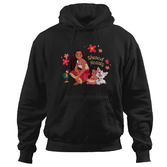 Discover Disneyss Moana 2 Moana Simea Pua Heihei Shared Hearts Hoodies