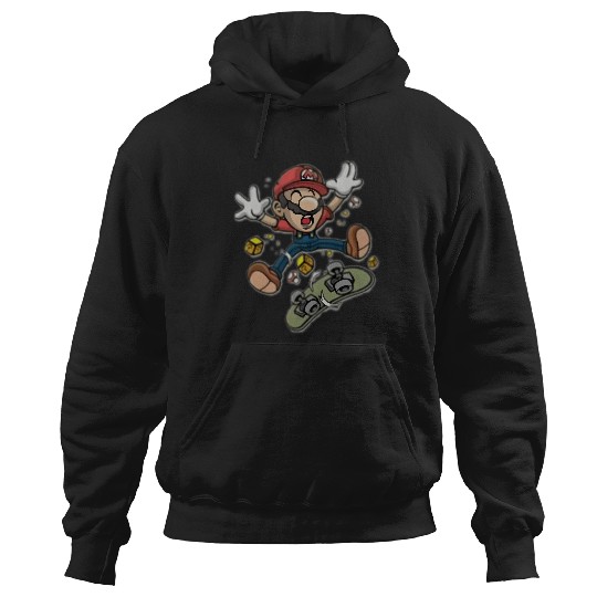 Discover Marior Funny Skateboard Skull T Tee And Disco Dj Mugs And Hoodie, Funny Cartoon Tees, Disneyss Cool Tee Hoodies