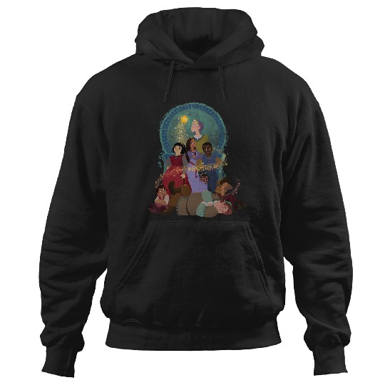 Discover Disney Wish Asha and Her Friends with Star Hoodies