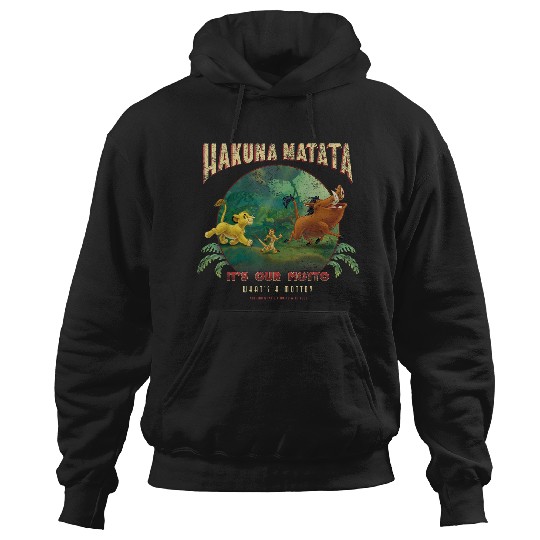 Disneyss Lion King Hakuna Matata Motto Simba Timon Pumbaa Hoodies