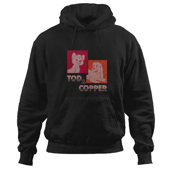 Disney The Fox and The Houndss Tod Copper Retro Hoodies