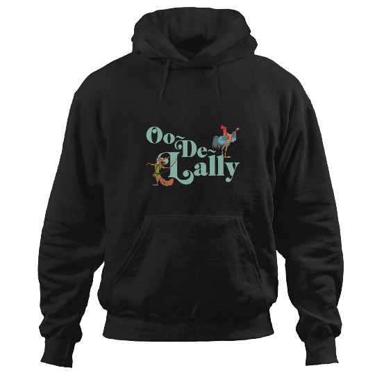 Disney Robin Hood Oo-De-Lally Iconic Quote Chest Text Logo Hoodies