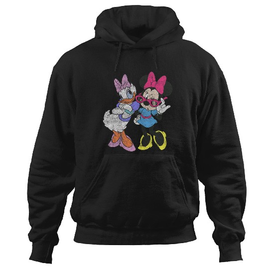 Discover Disney Mickey And Friends Daisy & Minnie Fashion Short Sleeve Hoodies