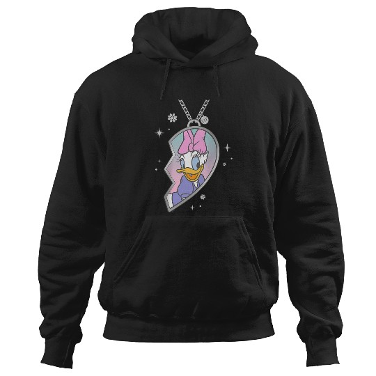 Disneyss Bff Best Friends Matching Heart Necklace Daisy Duck Hoodies