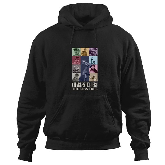 Charles Leclerc Eras Tour 2023 season V2 white letters Hoodies