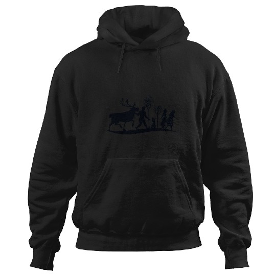 Disneys frozens 2 Characters Anna Elsa Silhouette Hoodies