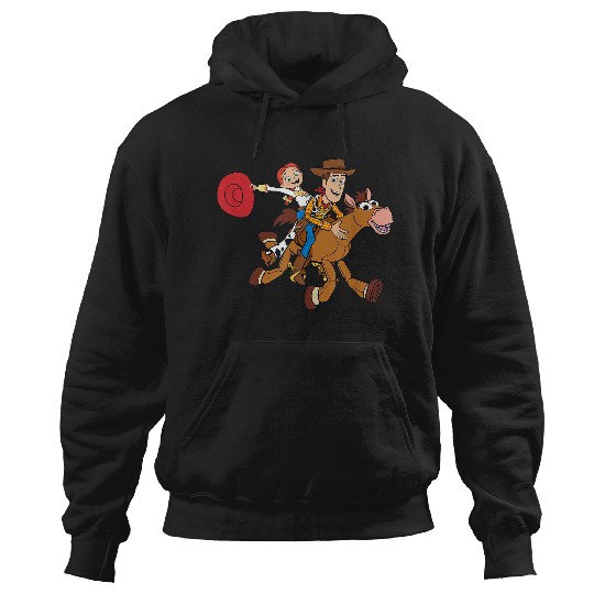 Disney And Pixars Toy Story Woody Jessie Bullseye Hoodies
