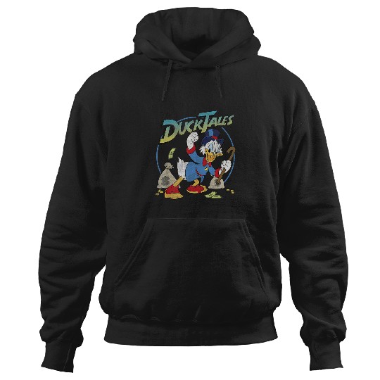 Disney DuckTales Scrooge McDuck With Money Bags Hoodies