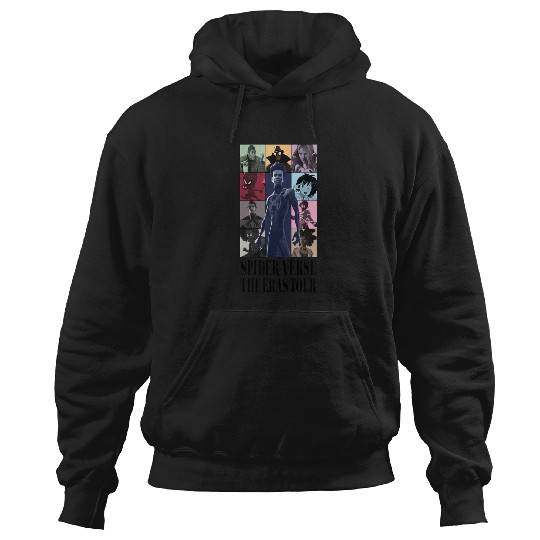 SpiderVerse Eras Tour with title Hoodies