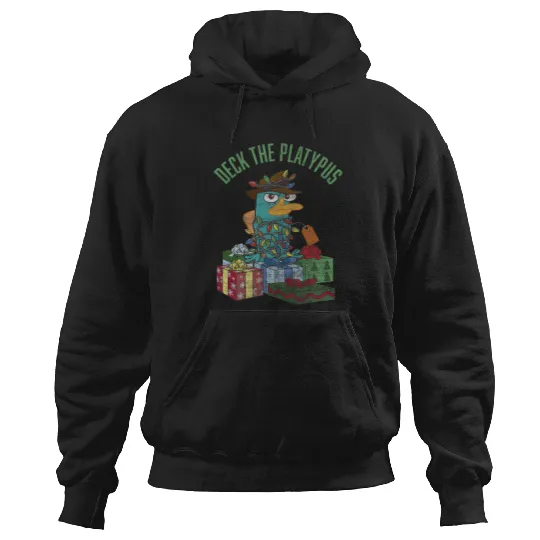 Disney Phineas and Ferb Christmas Perry Deck The Platypus Hoodies