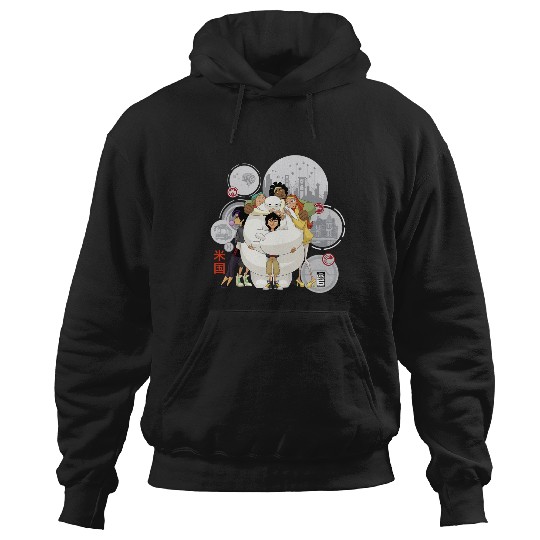 Disney Big Hero 6 TV Series Baymax Hugs Graphic Hoodies