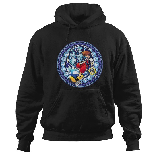 Disneys Kingdom Hearts Sora Stained Glass Hoodies