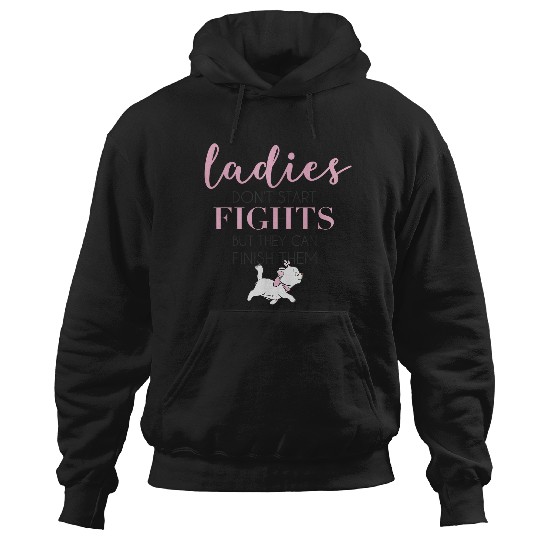 Disney The Aristocats Marie Ladies Don't Start Fights Hoodies