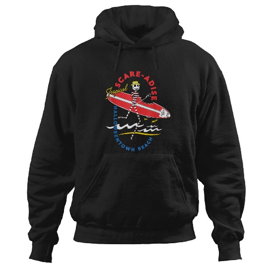 Disneyss The Nightmare Before Christmas Beach Scare adise Jack Hoodies