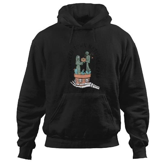 Disneyss The Nightmare Before Christmas Jack Sally Cactus Hoodies