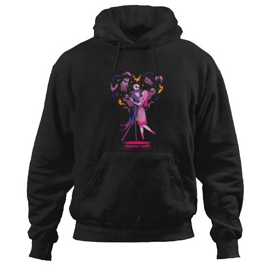 Disneyss The Nightmare Before Christmas Jack Sally Scary Love Hoodies