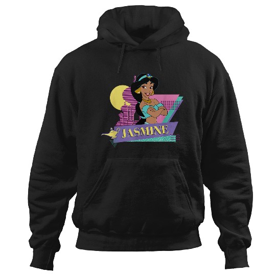Disneyss Aladdin Retro 90s Couples Matching Princess Jasmine Hoodies