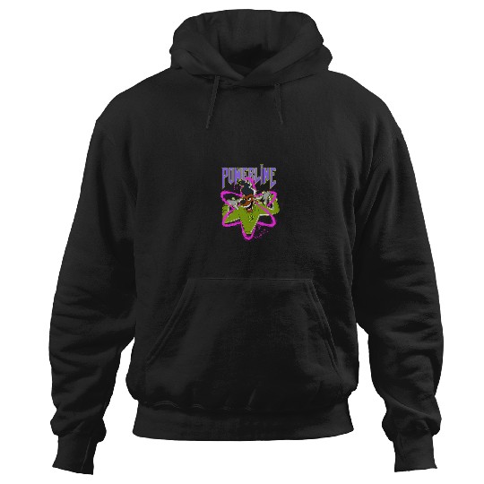 Disneyss A Goofy Movie Powerline Neon Big Chest Portrait Hoodies