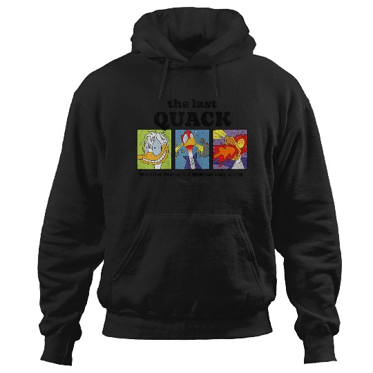 Disneyss Hot Ones Donald Duck The Last Quack Panels Distressed Hoodies