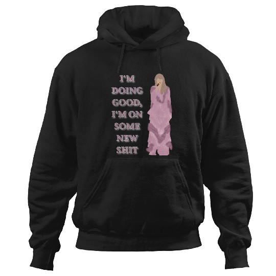 Discover Im Doing Good Im On Some New shits Folklore Eras Tour Doodle Hoodies