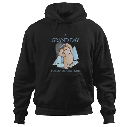 Disneyss Winnie The Pooh A Grand Day For An Adventure Logo Hoodies