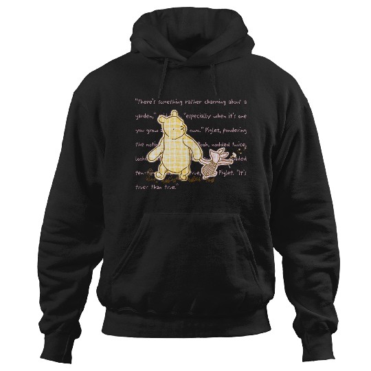 Disneyss Winnie The Pooh And Piglet Quote Cute Big Chest Logo Hoodies
