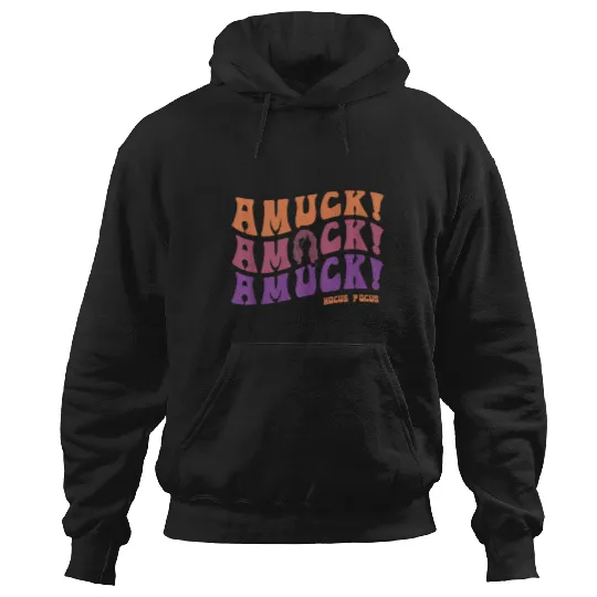 Disneys hocus pocus amuck amuck amuck text Hoodies