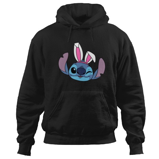 Amazon Essentials Disney Stitch Winking Spring Easter Bunny Ears Bunny Hoodies