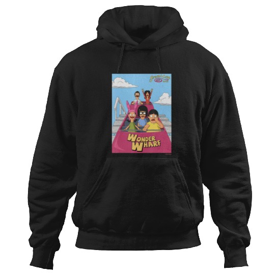 The BobS Burgers Movie Wonder Wharf Roller Coaster [logo] Hoodies