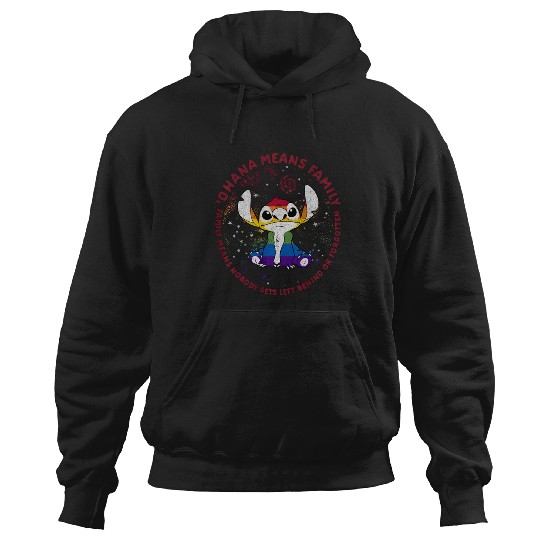 Disneys lilo stich ohana pride circle long sleeve Hoodies