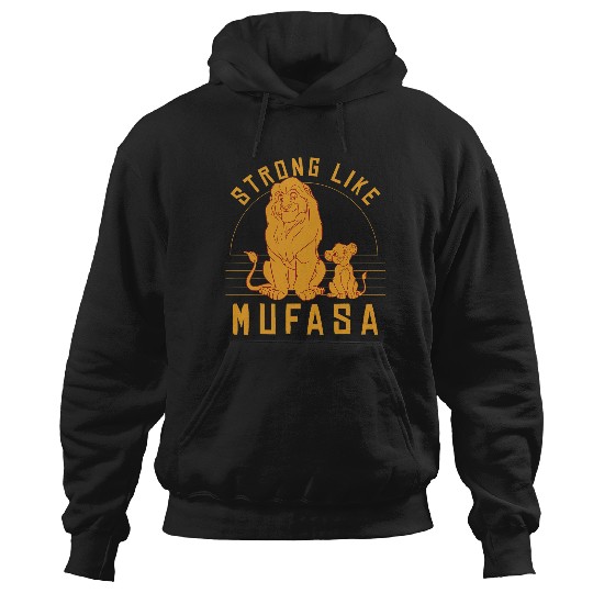 Disney Lion King Simba Strong Like Mufasa Graphic Hoodies