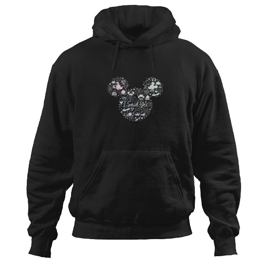 Disney I Said Yes Engagement Proposal Mickey Hea Hoodies