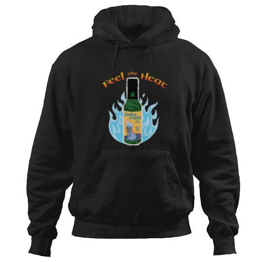 Disney Villains Hades Feel The Heat Under World Chest Logo Hoodies