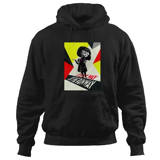 Disney Pixar The Incredibles  Edna Retro On It's Way Logo Hoodies