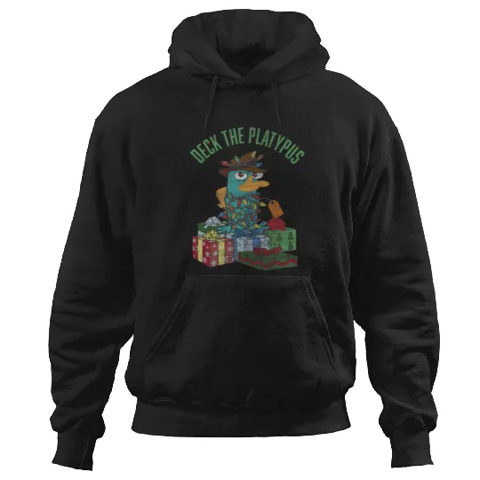 Disney Phineas and Ferb Christmas Perry Deck The Platypus Hoodies