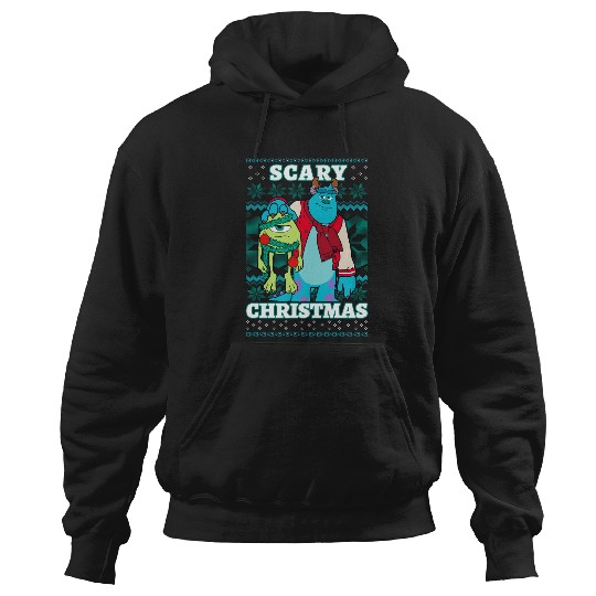 Disney Pixar-Pixar Monsters Inc. Christmas Scary Ugly Sweater Merry Christmas Hoodies