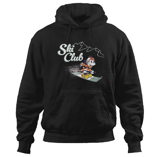 Disney Minnie Mouse Winter Sports Ski-Skiing Retro Ski-Ski Club_2 Skiing Hoodies