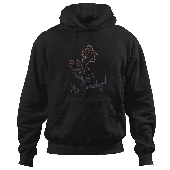 Disneyss Emperor New Groove Llama No Touchy Graphic Hoodies