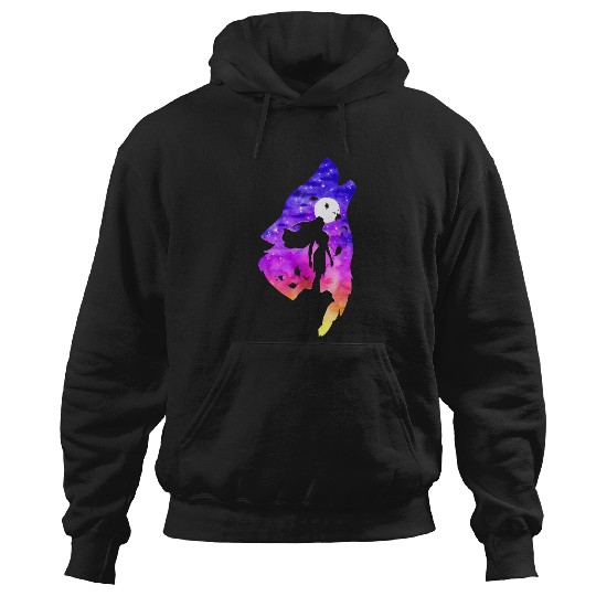 Disney Princesses Pocahontas Colors In The Silhouette Hoodies