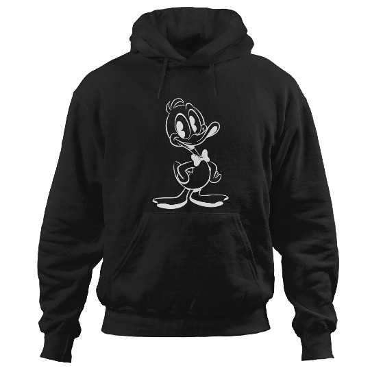 Cool White 1930s Cartoon Duck  SALE!! Mickey Retro Disney Shirt, Mickey Checkered Shirt, Vintage Disney, Retro Mickey, Mickey Gift S-5XL Hoodies