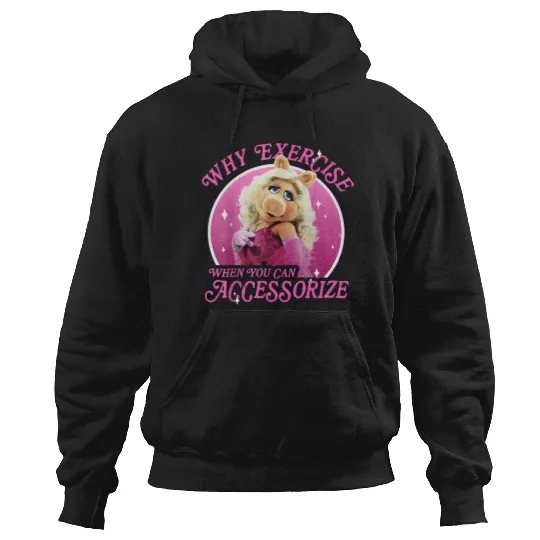 Disneyss The Muppets Miss Piggy Why Exercise Accessorize Hoodies