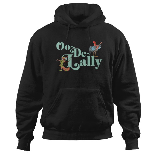 Disneyss Robin Hood Oo de lally Iconic Quote Chest Text Logo Hoodies