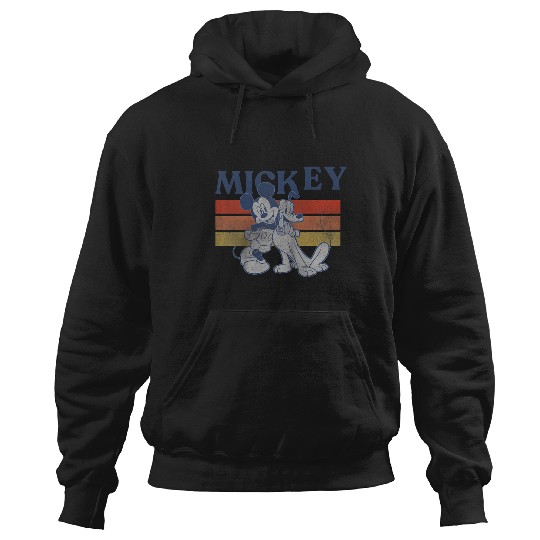 Disneys Mickeys and friends Mickeys and pluto line raglan baseball Hoodies