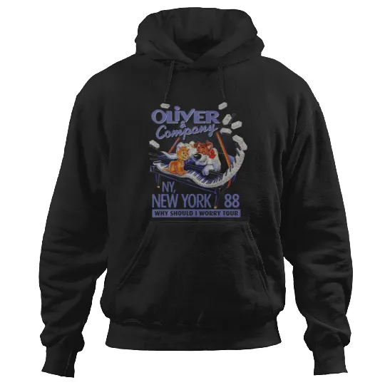 Disneyss Oliver Company New York Movie Poster Hoodies