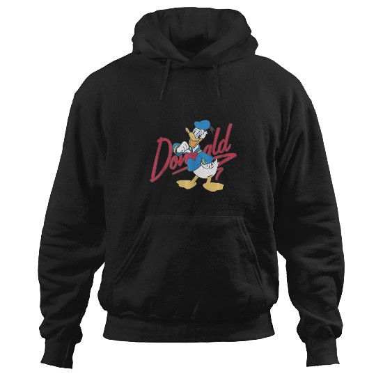 Disneys Mickeys and friends donald duck signature portrait Hoodies