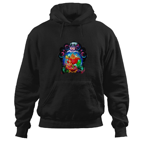 Disney The Little Mermaid Ursula Crystal Ball Po Hoodies